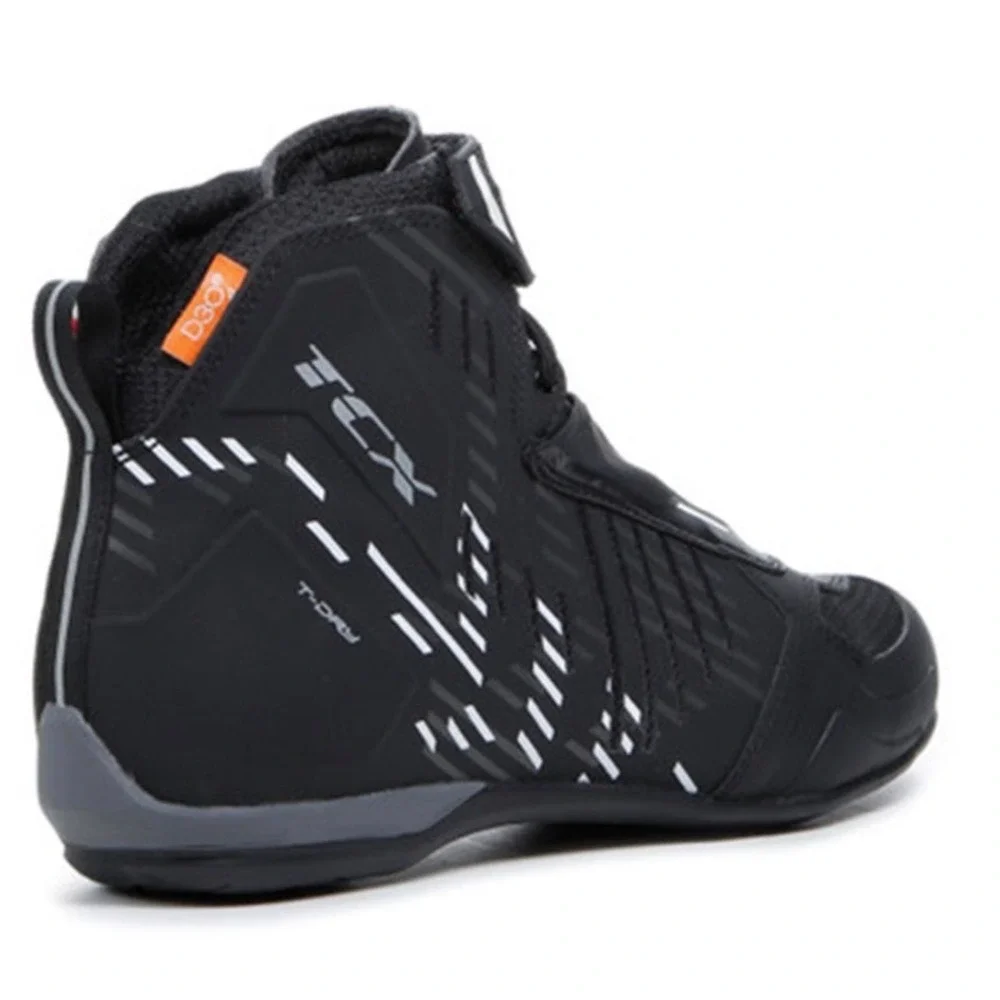 TCX RO4D Waterproof Motorcycle Riding Boots Black White Men's US 11 EU 45 $180